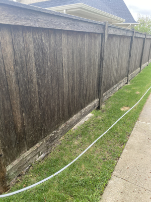 Fence Washing in Winnipeg, Manitoba